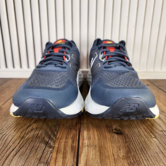 New Balance Fresh Foam EVOZ Mens 10 D Navy Orange Running Sneakers Shoes MEVOZLR main image 5